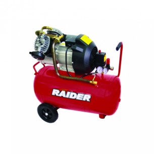 Монофазен компресор за въздух Raider RD-AC08, 2.2 kW, 356 л/мин, 8 бара, 50 л