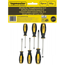 Отвертки комплект Topmaster ударни CR-V TMP 6 бр.