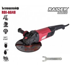 Индустриален ъглошлайф Raider Industrial RDI-AG48, 2500 W, 6600 об./мин, 230 мм
