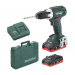 Акумулаторен двускоростен винтоверт Metabo BS 18, 18 V, 1.5 Ah, 24/48 Nm, с 2 батерии, зарядно устройство и куфар