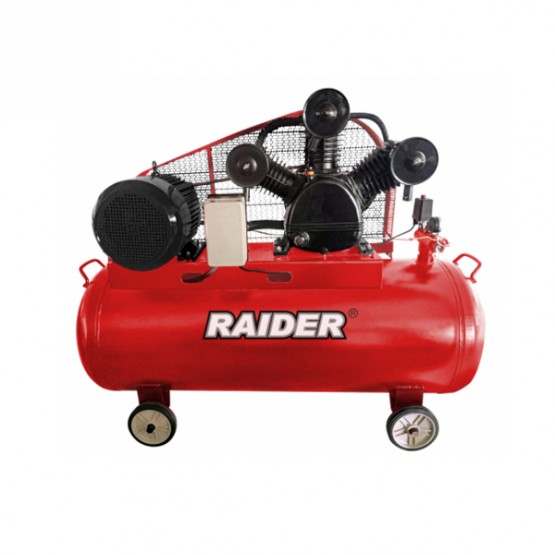 Трифазен компресор за въздух Raider RD-AC06, 7.5 kW, 900 л/мин, 10 бара, 270 л