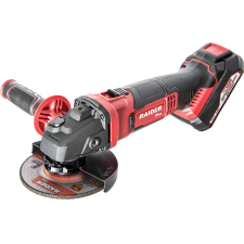 Акумулаторен ъглошлайф RAIDER RDP-SAG20 Set, от серията R20 System, 20 V, 125 мм, с батерия, зарядно и куфар
