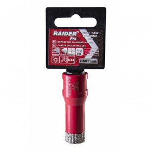 Диамантена боркорона Raider Diamond Dry, M14, Ø18 мм