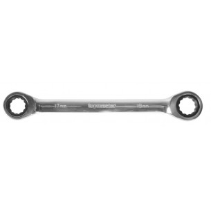 Ключ с тресчотка DOUBLE CR-V TMP Topmaster 17x19 mm