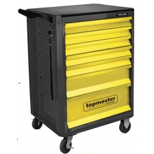 Количка за инструменти 7 чекмеджета 161x Topmaster / 3х подложки, S2 & Cr-V инструменти /