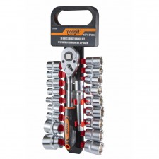 Комплект тресчотка с вложки Gadget, 1/2", 8-27 мм, 20 части