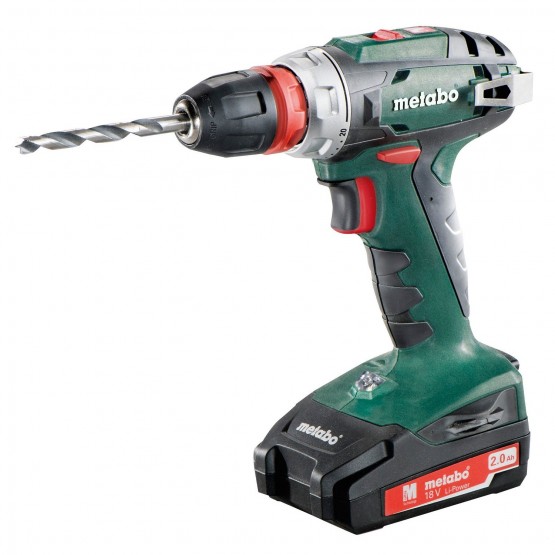 Акумулаторен винтоверт METABO BS 18 QUICK, 18 V, 48 Nm, с 2 батерии и зарядно