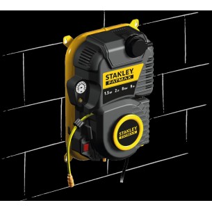 Компресор безмаслен STANLEY FMXCMD152WE, 2 л., с макара 9 м с бързи връзки