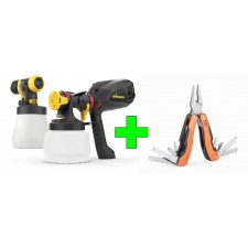 Пистолет за боядисване на латекс и блажни бои Wagner W575 Flexio 630 W + BDHTO-28110 - Мулти инструмент 12 в 1 Black & Decker