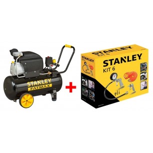 Компресор STANLEY D211/8/50S 50 л. + 9045717STN Stanley /6 части за компресор/