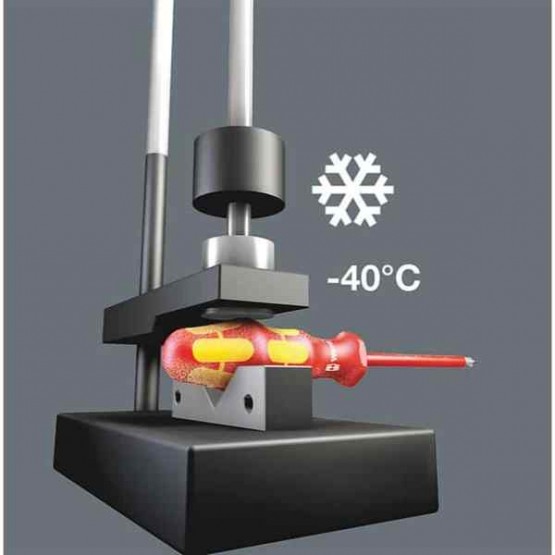 Отвертка Kraftform изолирана 0.4 х 2.5 х 80 мм Wera 05006100001 