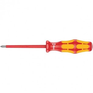 Отвертка Kraftform изолирана PZ1 х 80 мм Wera 05006162001 Отвертка Kraftform изолирана PZ1 х 80 мм Wera 05006162001