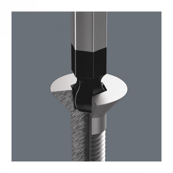 Отвертка Kraftform Plus шестостен 6 х 125 мм, объл връх Wera 05022820001 