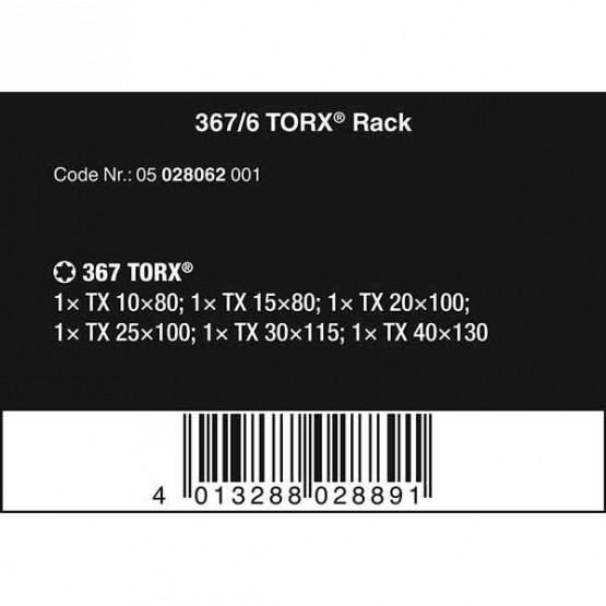 Комплект отвертки Kraftform Plus TORX (6 броя)/1/ Wera 05028062001 