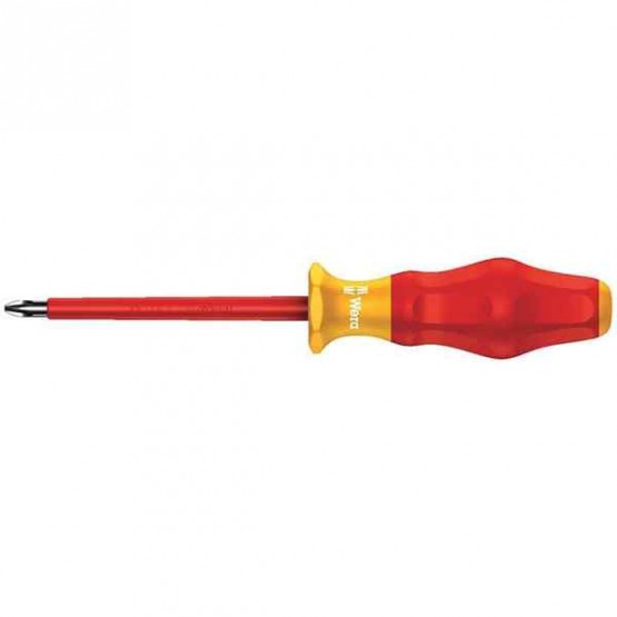 Отвертка Comfort изолирана PZ 0 x 80 mm Wera 05031610001 