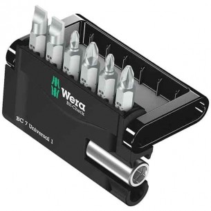 Комплект битове Bit-Check 7 Universal 1 (7 части) Wera 05056295001 