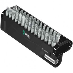 Комплект битове с държач Bit-Check 30 Metal 1 (30 части) Wera 05057434001 