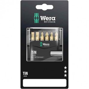 Комплект битове TIN - 7 части Wera 05073537001 