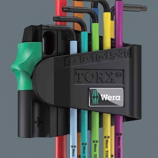 Комплект TORX BO имбусни ключове Multicolour - 9 броя Wera 05073599001 