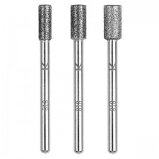 Шлайфгрифери диамантени ф 4/4.8/5.5 мм, ф 3 мм, 3 бр. Wolfcraft 5987000